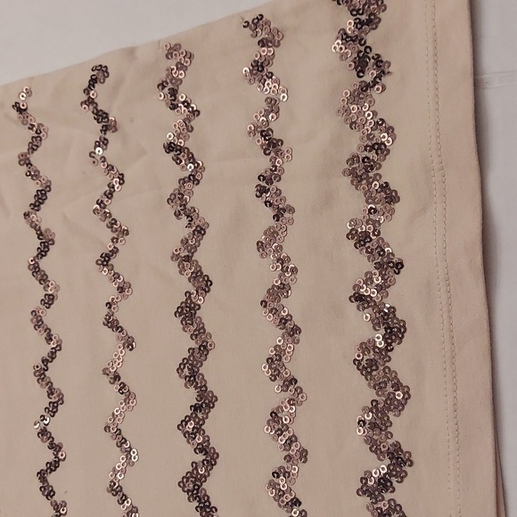 LOFT OUTLET Sequin Beige Tank Top/Camisole sz M NWT - Picture 5 of 8